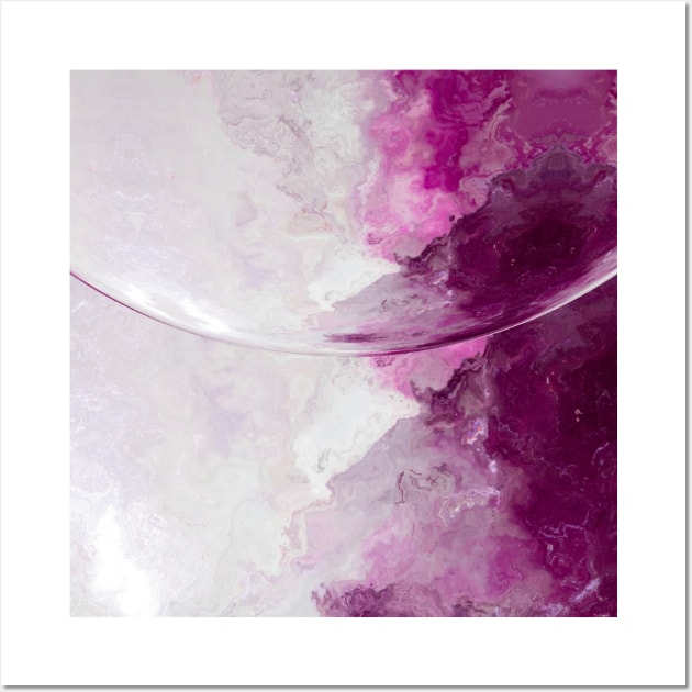 July Birthstone Ruby Crystal Wall Art by Moon Art